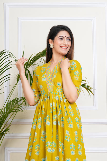 Mustard Charm Kurta Set