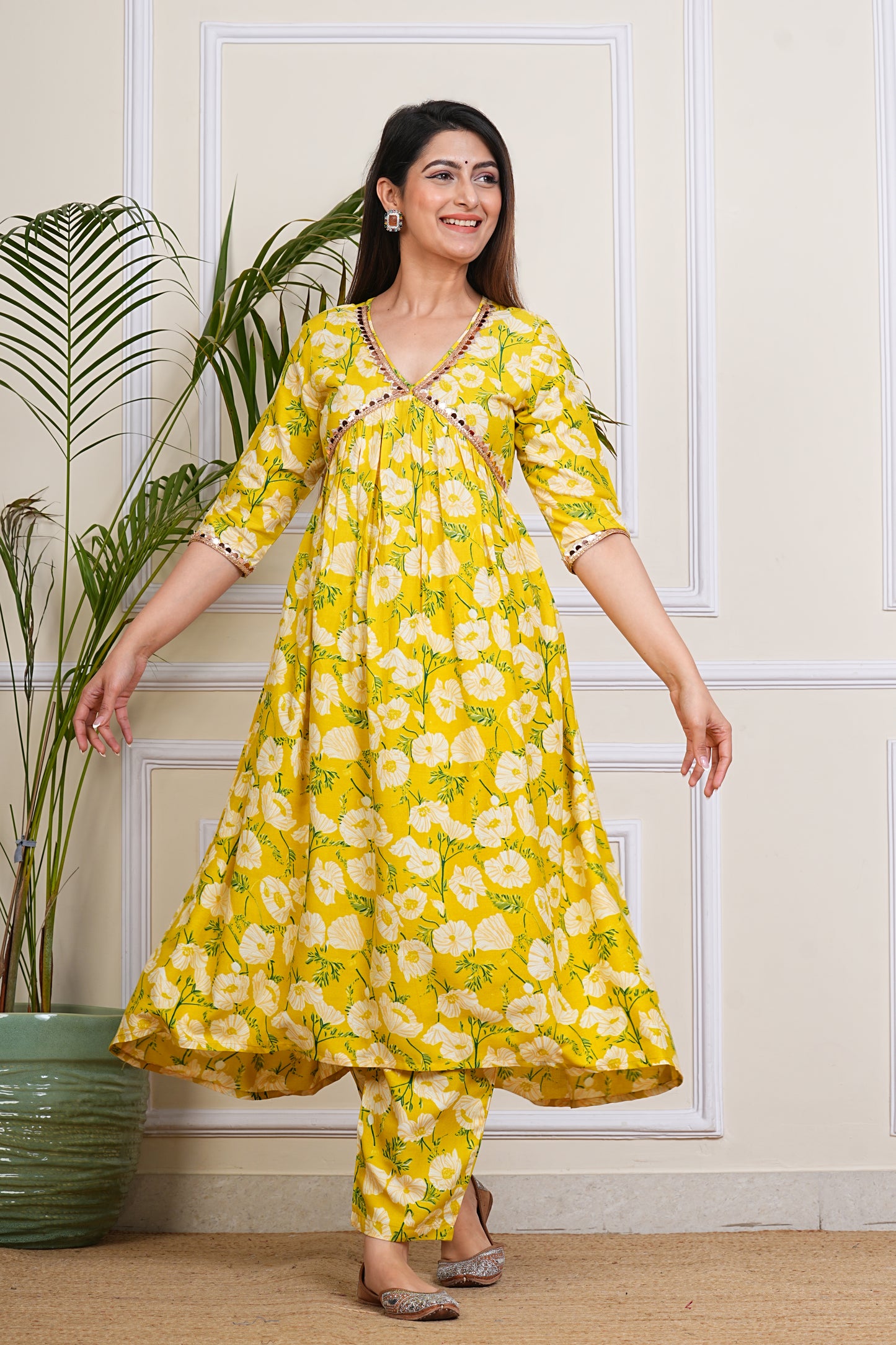 Lemon Blossom Kurta Set