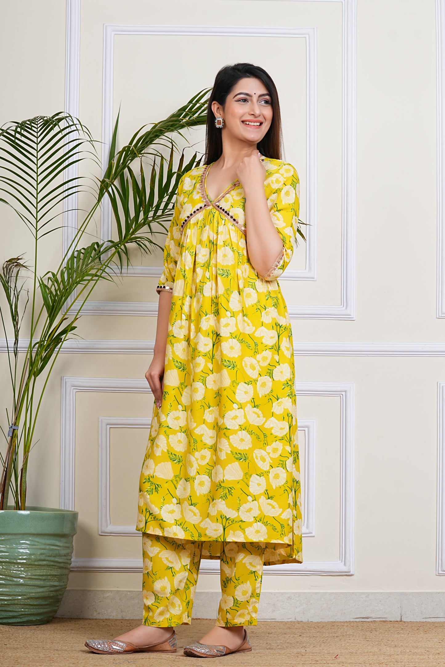 Lemon Blossom Kurta Set