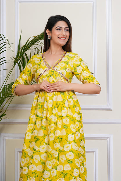 Lemon Blossom Kurta Set