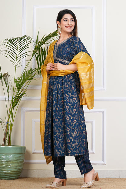 Royal Blue Kurta Set