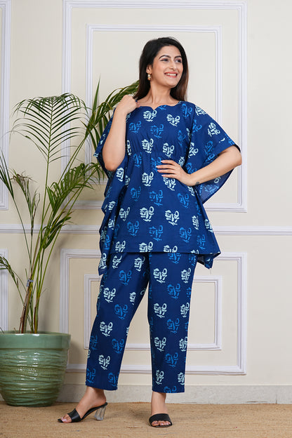 Twilight Blossom Kurta Set