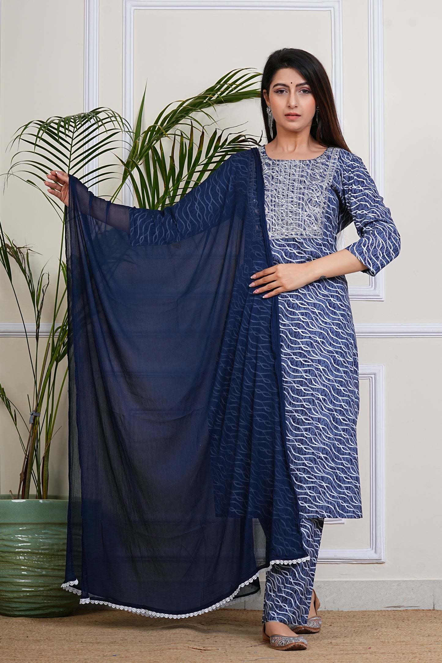 Royal Ripple Kurta Set