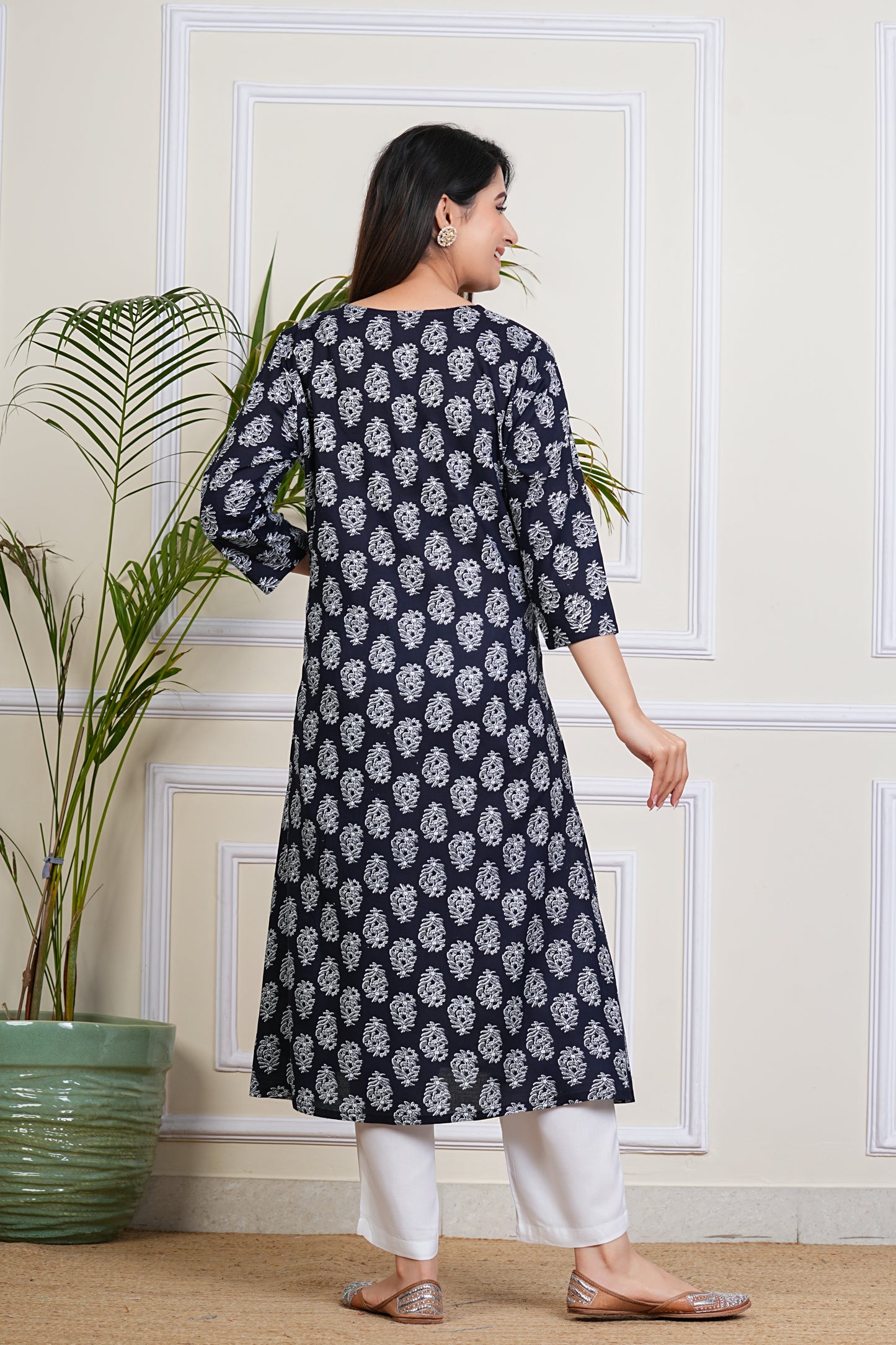 Indigo Grace Kurta Set