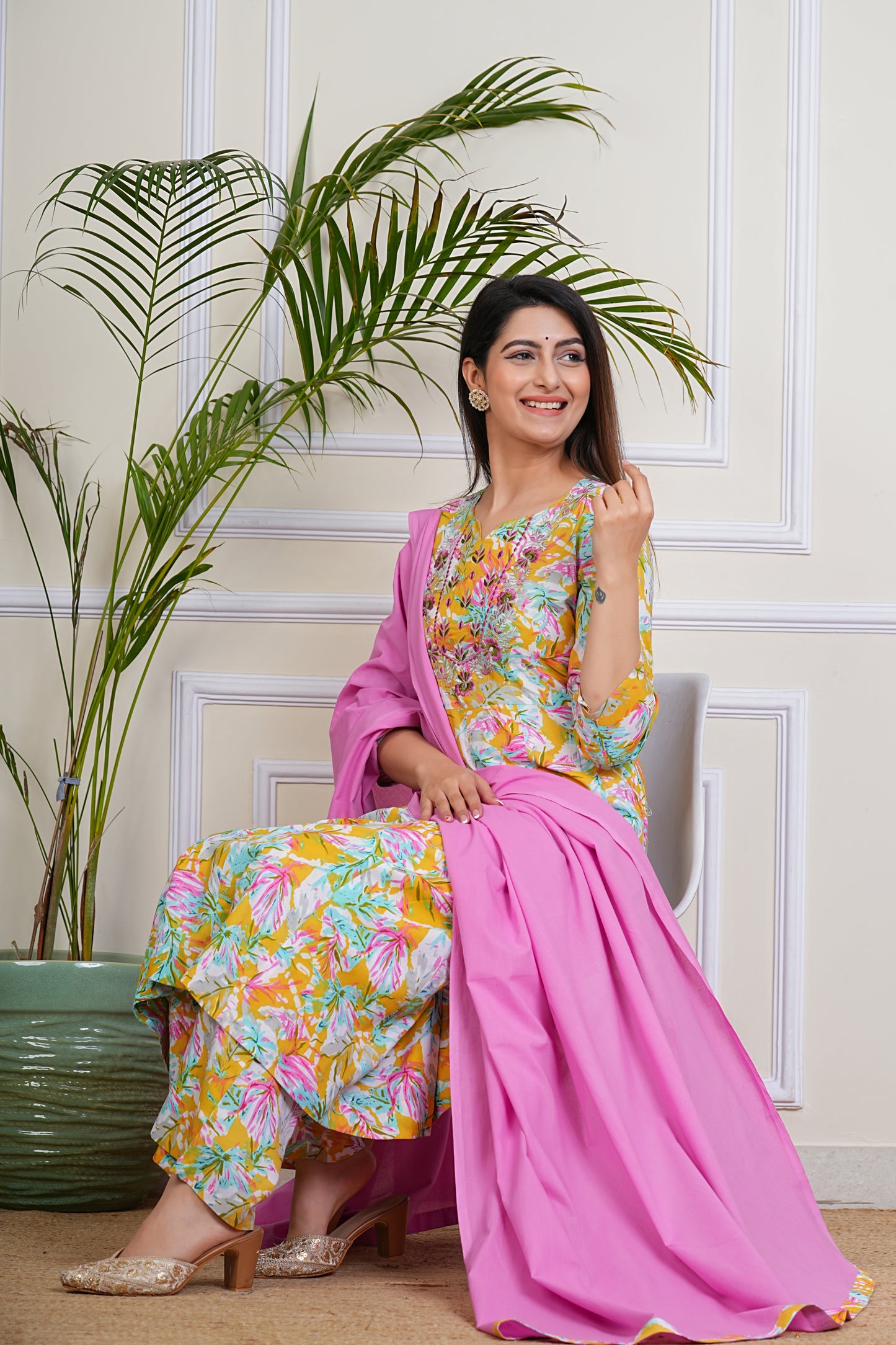 Floral Bliss Kurta Set