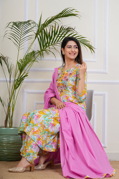 Floral Bliss Kurta Set