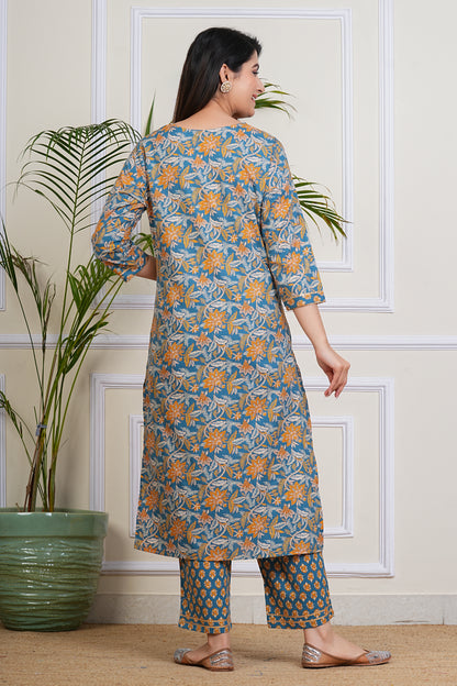 Sunlit Bloom Kurta Set