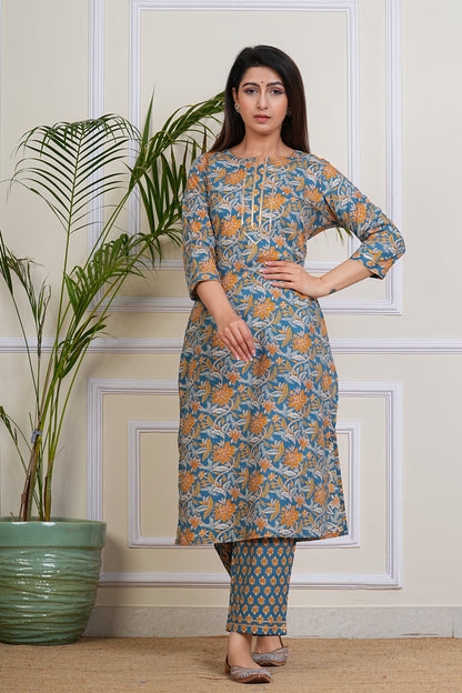 Sunlit Bloom Kurta Set