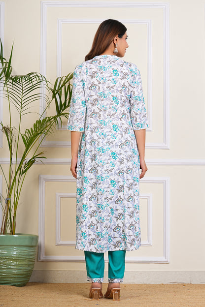 Teal Breeze Kurta Set