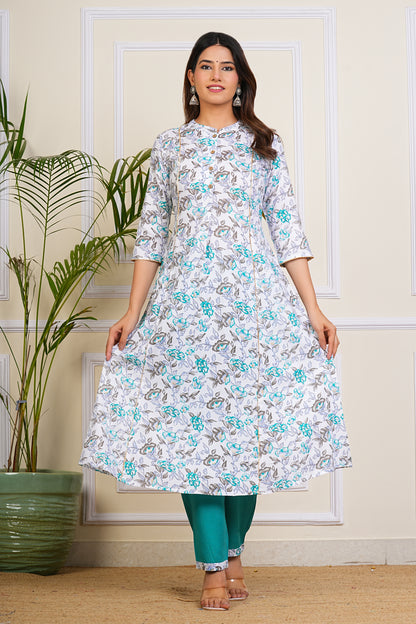 Teal Breeze Kurta Set