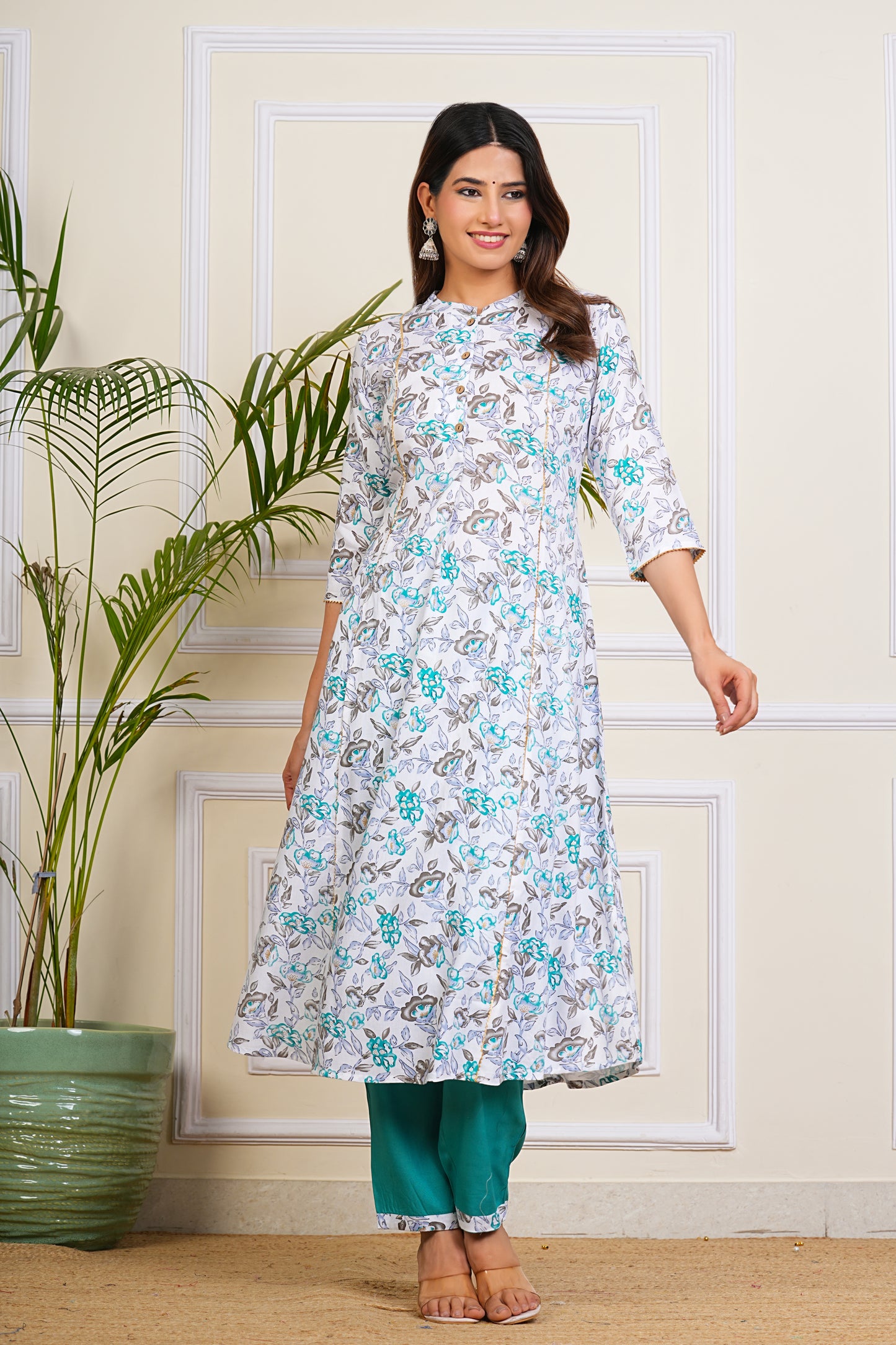 Teal Breeze Kurta Set