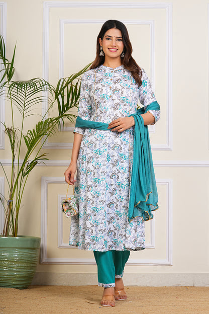 Teal Breeze Kurta Set