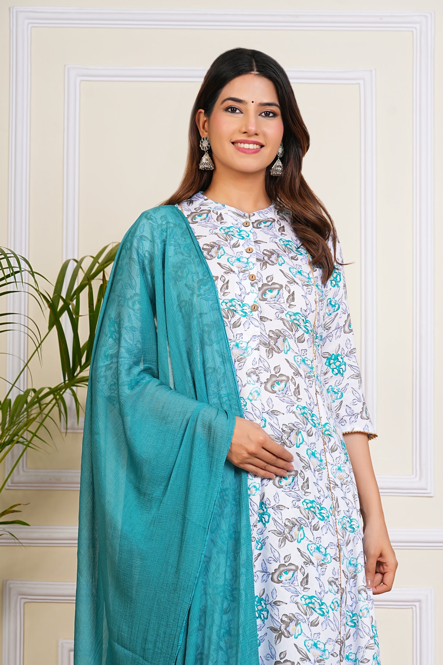 Teal Breeze Kurta Set