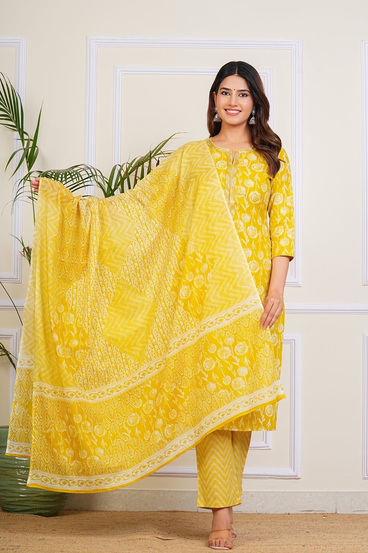 Sunshine Elegance Kurta Set