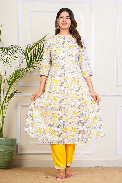 Sunshine Bloom Kurta Set