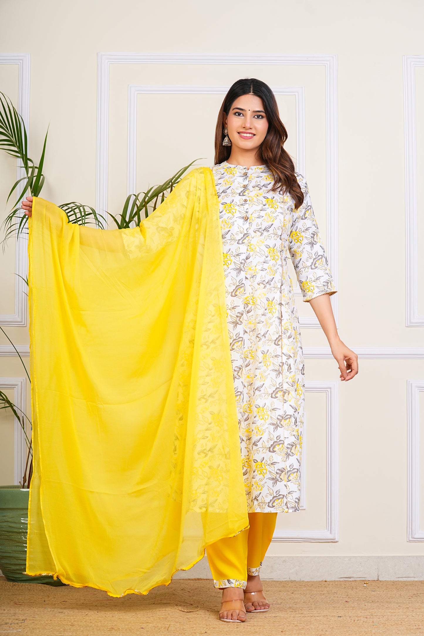 Sunshine Bloom Kurta Set