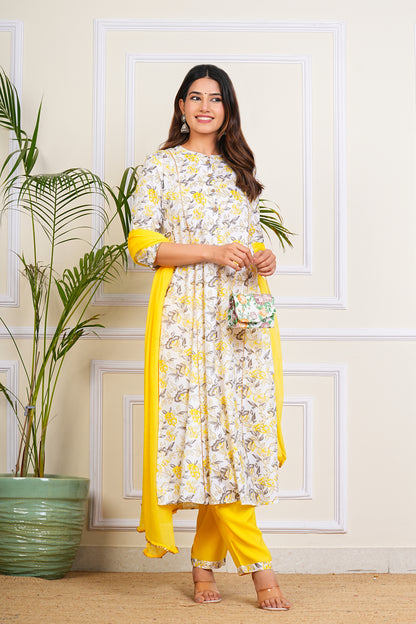 Sunshine Bloom Kurta Set