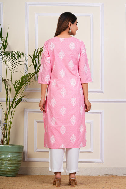 Blush Elegance Kurta Set