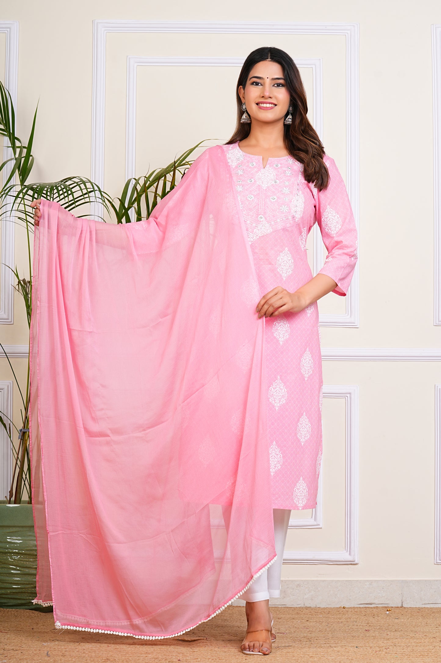 Blush Elegance Kurta Set