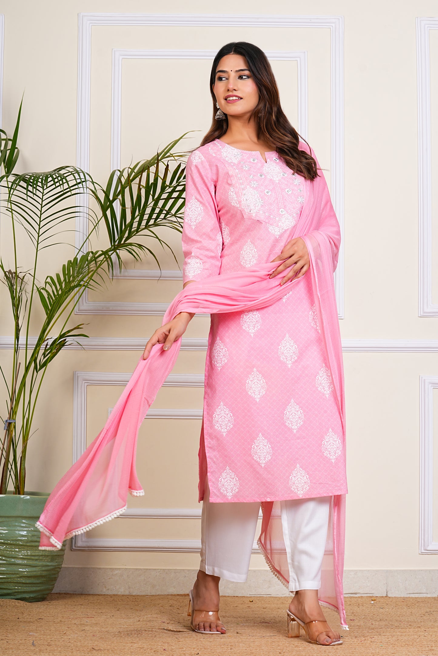 Blush Elegance Kurta Set