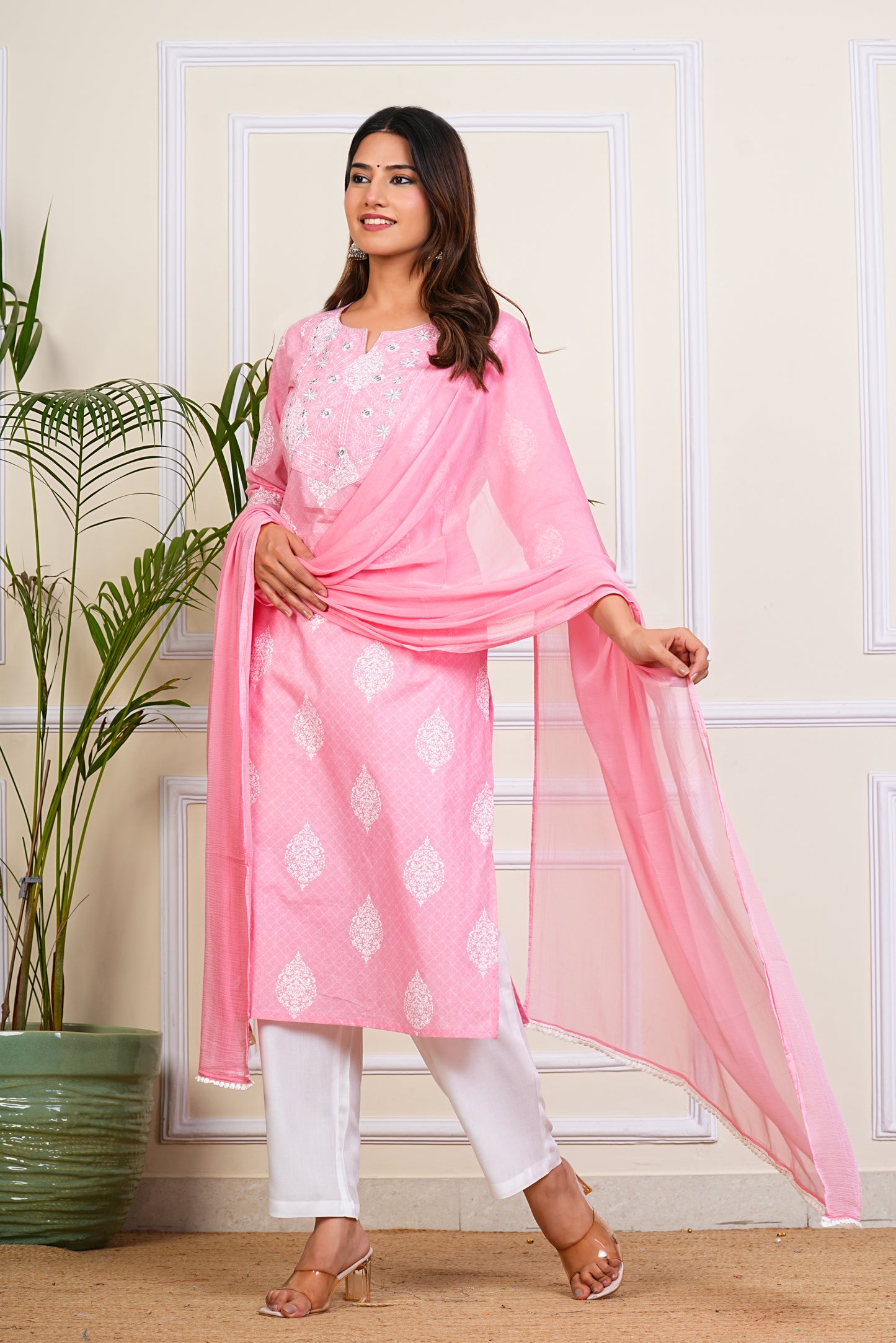 Blush Elegance Kurta Set