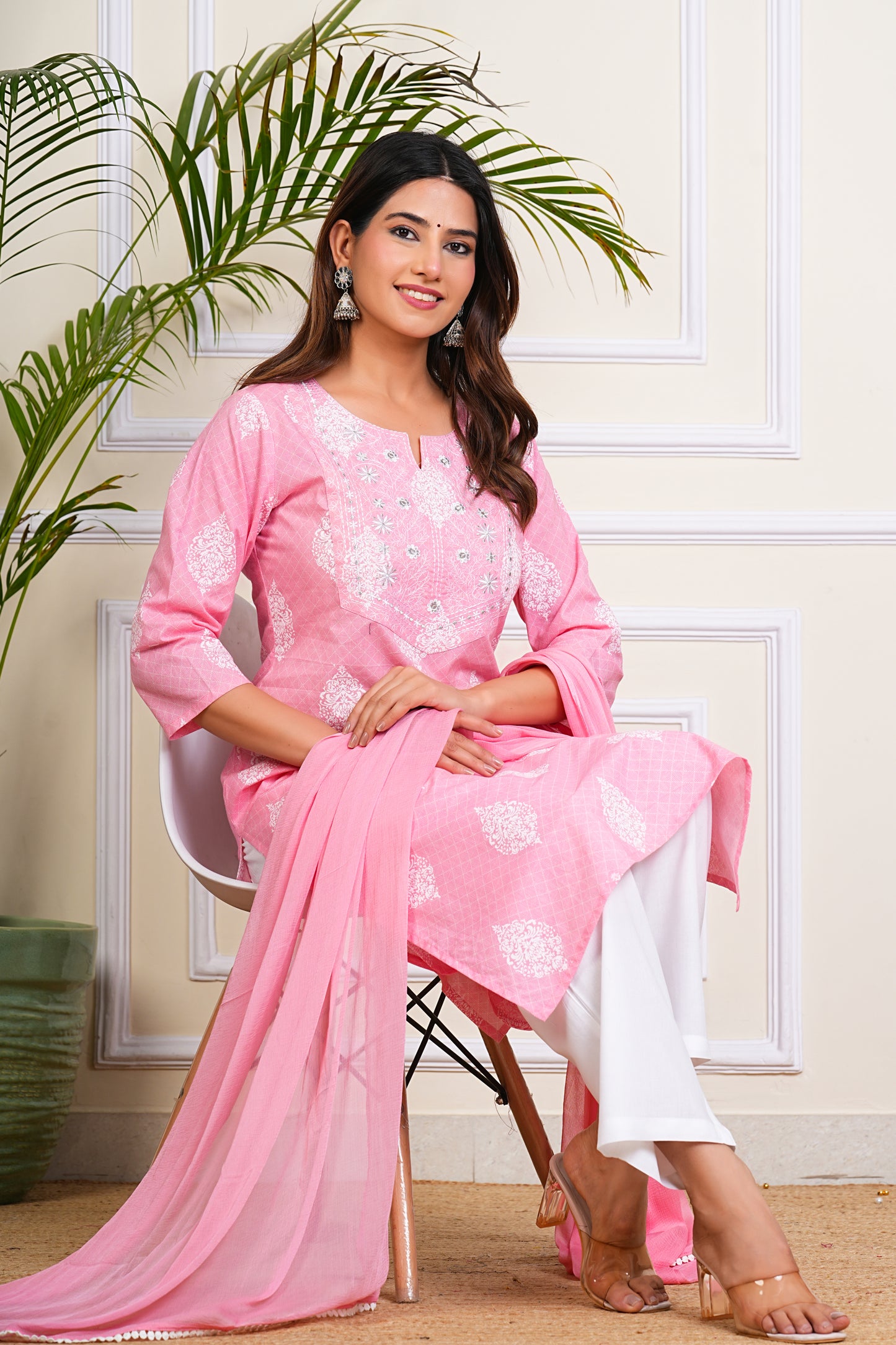 Blush Elegance Kurta Set