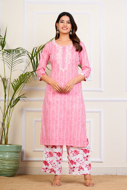 Rose Charm Kurta Set